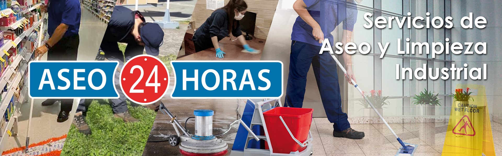 Aseo 24 Horas: servicios de aseo y limpieza industrial en salas de venta, áreas verdes, oficinas y pisos.